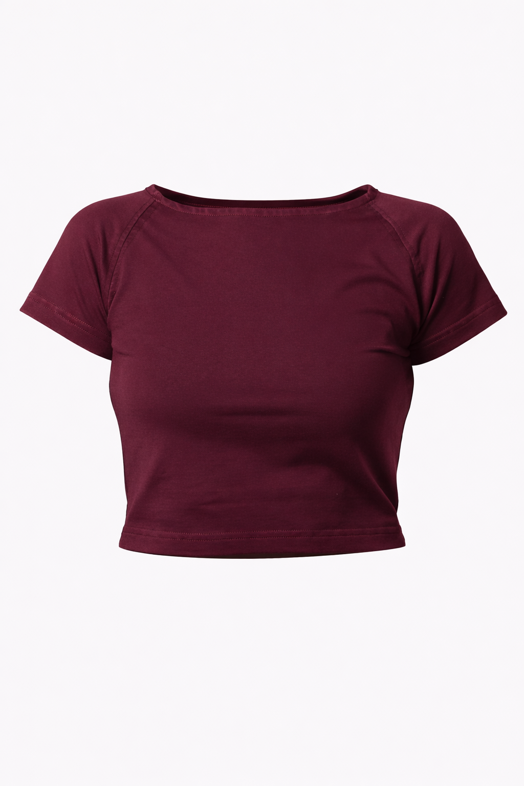 (Pack of 3) Washed Baby Tee - Wine, Black, Dark Green